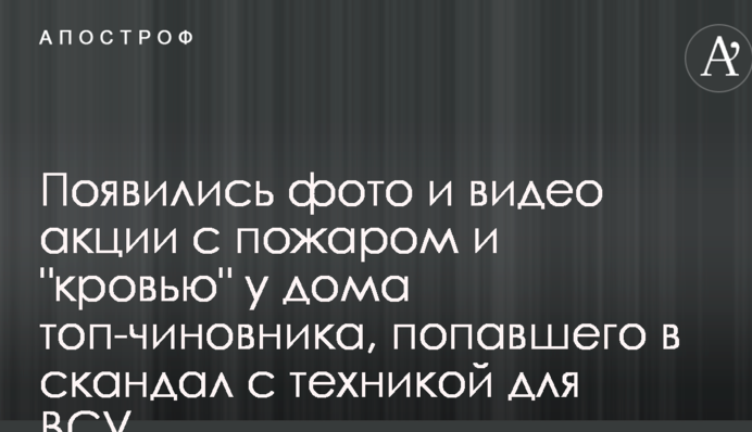 Появились фото и видео акции с пожаром и 