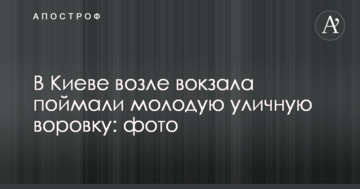 У Києві біля вокзалу зловили молоду вуличну злодійку: фото