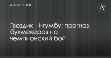 Гвоздик - Нгумбу: прогноз букмекеров на чемпионский бой