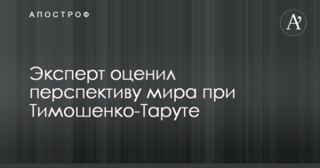 Эксперт оценил перспективу мира при Тимошенко-Таруте