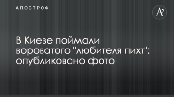 У Києві зловили злодійкуватого "любителя ялиць": опубліковано фото