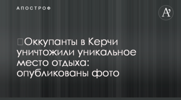Окупанти в Керчі знищили унікальне місце відпочинку: опубліковано фото
