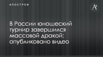 В России юношеский турнир завершился массовой дракой: опубликовано видео