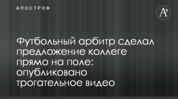 Футбольный арбитр сделал предложение коллеге прямо на поле: опубликовано трогательное видео
