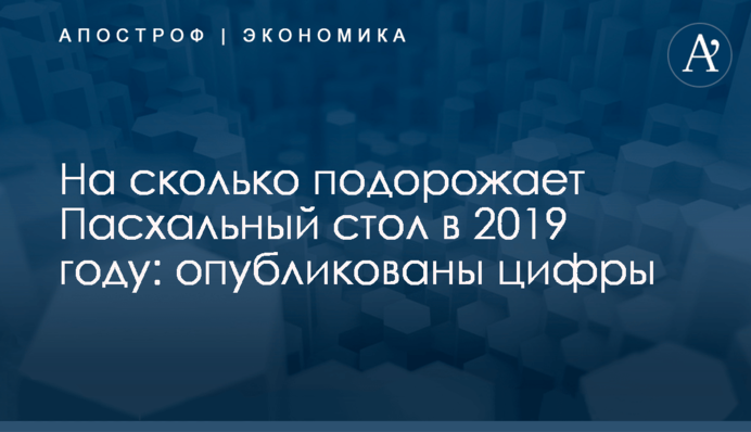 На сколько подорожает Пасхальный стол в 2019 году: опубликованы цифры