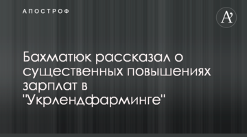 Бахматюк рассказал о существенных повышениях зарплат в "Укрлендфарминге"