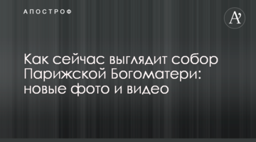 Як зараз виглядає собор Паризької Богоматері: нові фото і відео