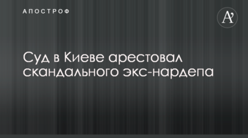 Суд в Киеве арестовал скандального экс-нардепа