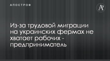 Из-за трудовой миграции на украинских фермах не хватает рабочих - фермер Геннадий Лапицкий