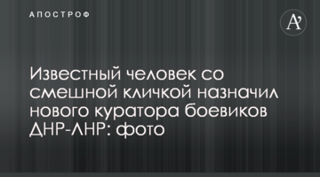 Відома людина зі смішним призвиськом призначила нового куратора бойовиків ДНР-ЛНР: фото