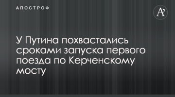 ​У Путіна похвалилися термінами запуску першого поїзда по Керченському мосту: свіже фото