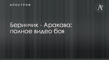 Беринчик - Аракава: полное видео боя