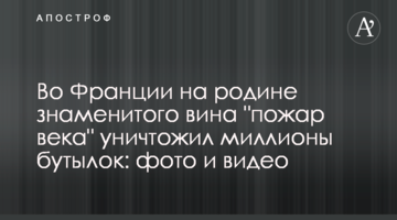У Франції на батьківщині знаменитого вина "пожежа століття" знищила мільйони пляшок: фото і відео