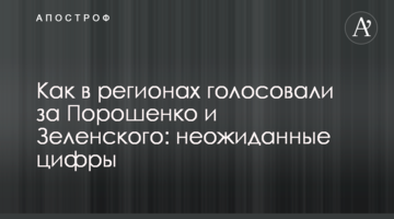 Як у регіонах голосували за Порошенка і Зеленського: несподівані цифри