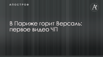 В Париже горит Версаль: первое видео ЧП