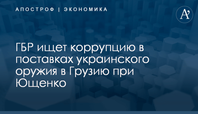 ​ГБР ищет коррупцию в поставках украинского оружия в Грузию при Ющенко