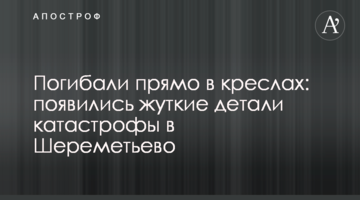 Гинули прямо в кріслах: з'явилися моторошні деталі катастрофи в Шереметьєво