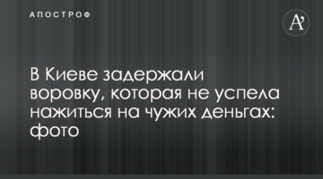 У Києві затримали злодійку, яка не встигла нажитися на чужих грошах: фото