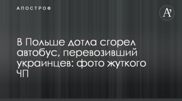 В Польше дотла сгорел автобус, перевозивший украинцев: фото жуткого ЧП