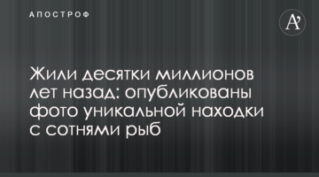 Жили десятки мільйонів років тому: опубліковані фото унікальної знахідки з сотнями риб