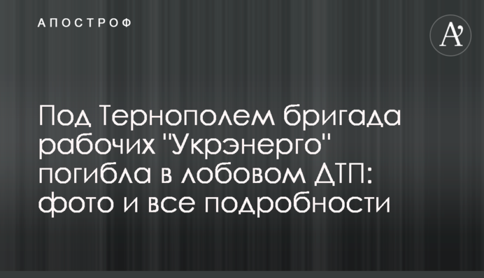 Під Тернополем бригада робітників 