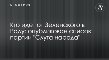 Хто йде від Зеленського в Раду: опубліковано список партії "Слуга народу"