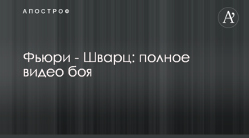 Ф'юрі - Шварц: повне відео бою