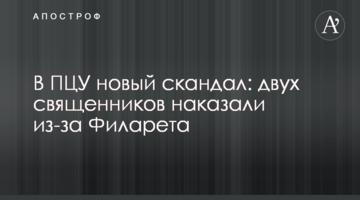 У ПЦУ новий скандал: двох священиків покарали через Філарета