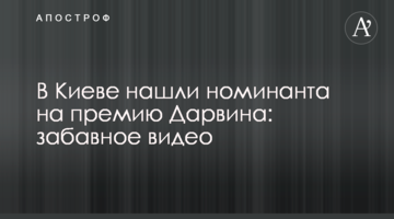 У Києві знайшли номінанта на премію Дарвіна: веселе відео