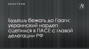 Будешь бежать до Гааги: украинский нардеп сцепился в ПАСЕ с главой делегации РФ