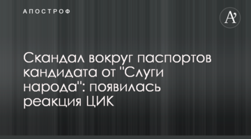 Скандал навколо паспортів кандидата від "Слуги народу": з'явилася реакція ЦВК