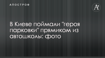 У Києві спіймали "героя парковки" прямо з автошколи: фото