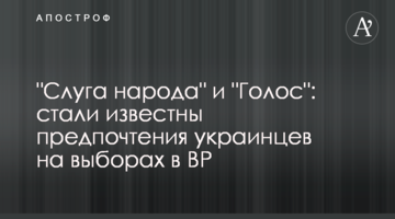 "Слуга народу" і "Голос": стали відомі вподобання українців на виборах в ВР
