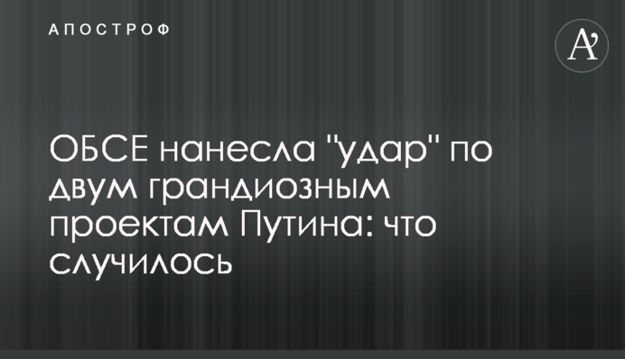 ОБСЕ нанесла 