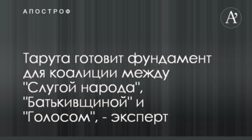 Тарута готує фундамент для коаліції між "Слугою народу", "Батьківщиною" і "Голосом" - експерт