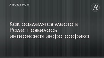 Як розділяться місця в Раді: з'явилася цікава інфографіка