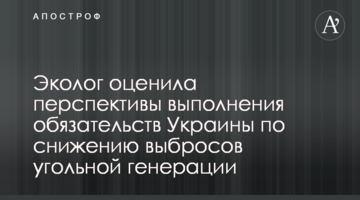Эколог оценила перспективы выполнения обязательств Украины по снижению выбросов угольной генерации