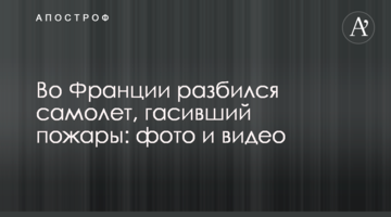 У Франції розбився літак, який гасив пожежі: фото і відео