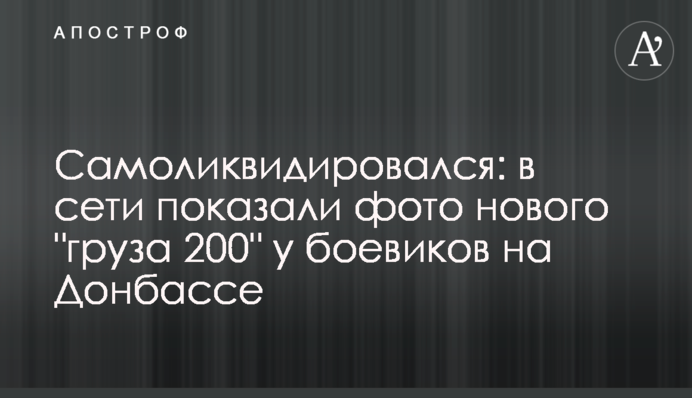 Самоліквідувався: в мережі показали фото нового 