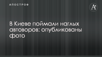 У Києві зловили нахабних автокрадіїв: опубліковано фото