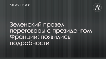 Зеленський провів переговори з президентом Франції: з'явилися подробиці