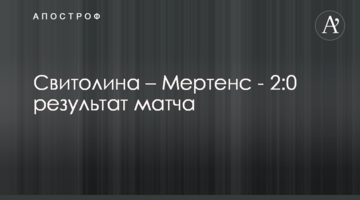 Свитолина – Мертенс - 2:0 результат матча