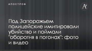 Под Запорожьем полицейские имитировали убийство и поймали "оборотня в погонах": фото и видео