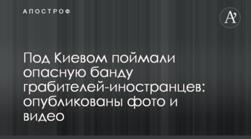 Под Киевом поймали опасную банду грабителей-иностранцев: опубликованы фото и видео