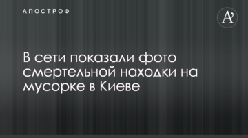 У мережі показали фото смертельної знахідки на смітнику в Києві