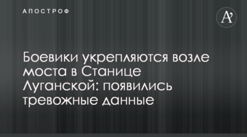 Бойовики укріплюються біля моста в Станиці Луганській: з'явилися тривожні дані