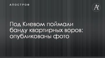 Під Києвом спіймали банду квартирних злодіїв: опубліковано фото