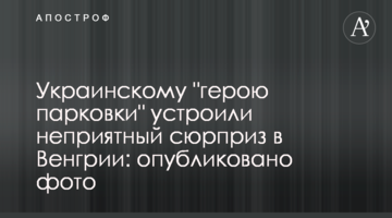 Украинскому "герою парковки" устроили неприятный сюрприз в Венгрии: опубликовано фото