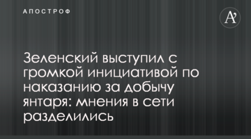 Зеленський виступив з гучною ініціативою щодо покарання за видобуток бурштину: думки в мережі розділилися