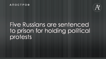 Five Russians are sentenced to prison for holding political protests